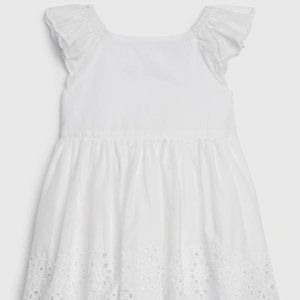 Gap Eyelet Flutter Dress